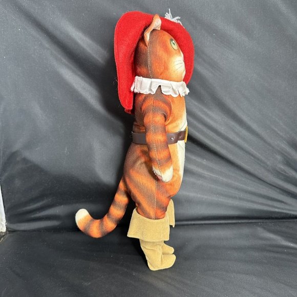 Vintage 1996 Puss In Boots Plush Fred Marcellino Plush Stuffed Animal Classic - Picture 13 of 16
